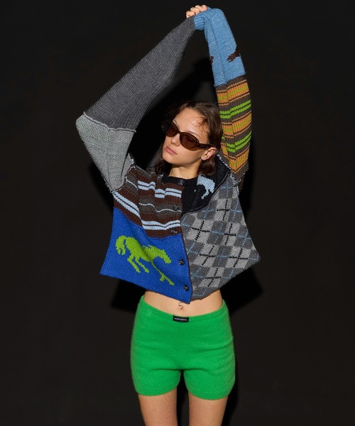 MAISON SPECIAL（メゾンスペシャル） カーディガン Horse Knit