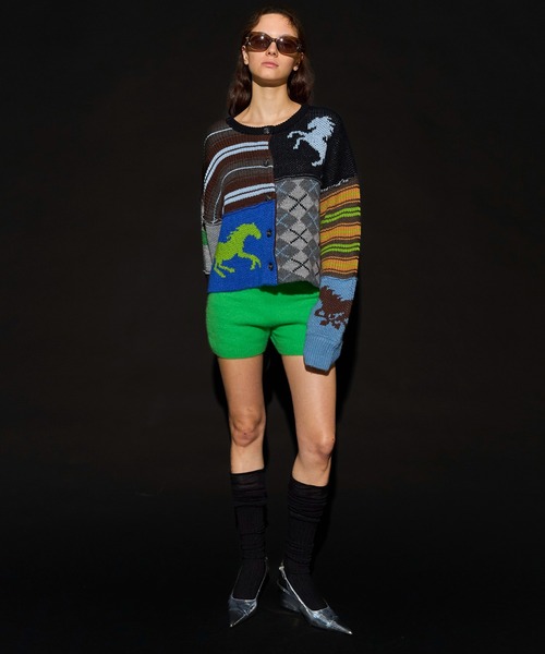 MAISON SPECIAL（メゾンスペシャル） カーディガン Horse Knit