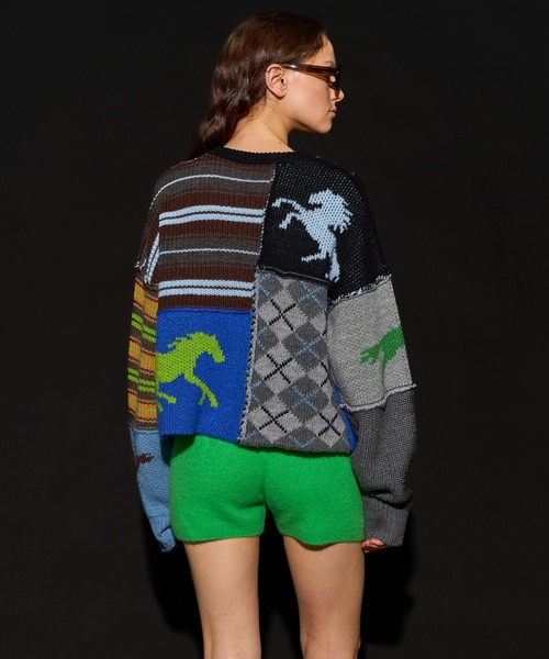 MAISON SPECIAL（メゾンスペシャル） カーディガン Horse Knit