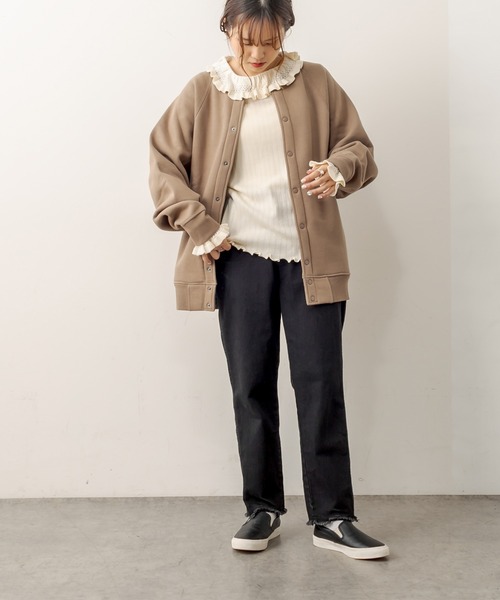 「PUAL CE CIN」 ブルゾン FREE ブラック レディース_画像2