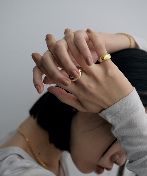 COCOSHNIK（ココシュニック） 指輪 リング シルバー ドームピンキー