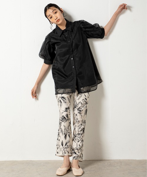 「MILLION CARATS」 イージーパンツ FREE オフホワイト レディース_画像4