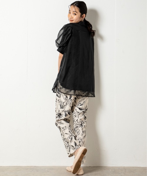 「MILLION CARATS」 イージーパンツ FREE オフホワイト レディース_画像6