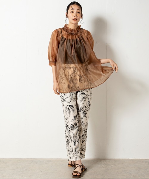 「MILLION CARATS」 イージーパンツ FREE オフホワイト レディース_画像7