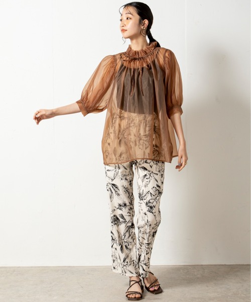 「MILLION CARATS」 イージーパンツ FREE オフホワイト レディース_画像9