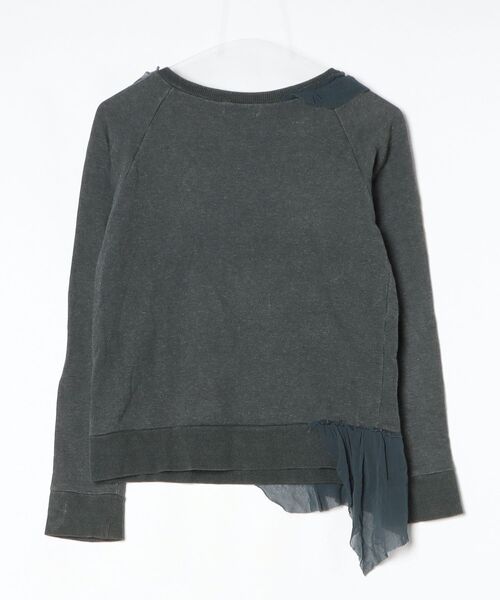 「G.V.G.V.」 フリルスウェットカットソー - グレー レディース_画像2