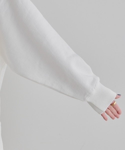 「PUAL CE CIN」 スウェットカットソー FREE オートミール レディース_画像5