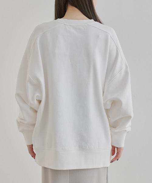 「PUAL CE CIN」 スウェットカットソー FREE オートミール レディース_画像7