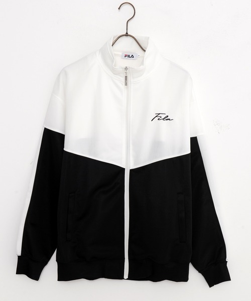 FILA（フィラ） セットアップジャージ M ブラック×グレー メンズ