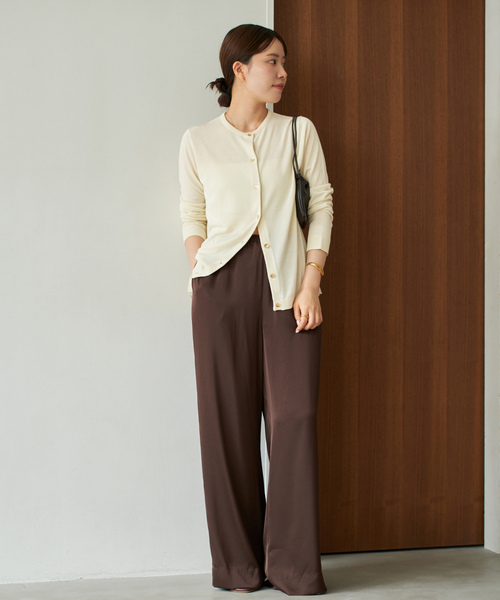 「Plage」 ニットカーディガン FREE ベージュ レディース_画像4