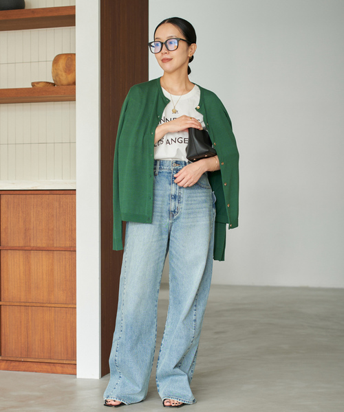 「Plage」 ニットカーディガン FREE ベージュ レディース_画像6