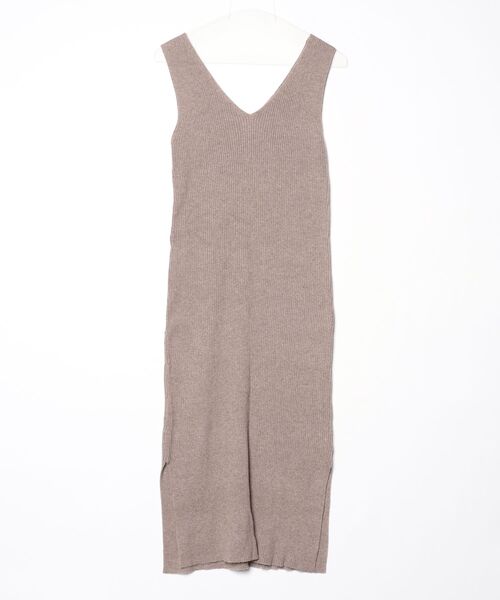 「LOWRYS FARM」 コンビワンピース FREE ブラウン レディース_画像3