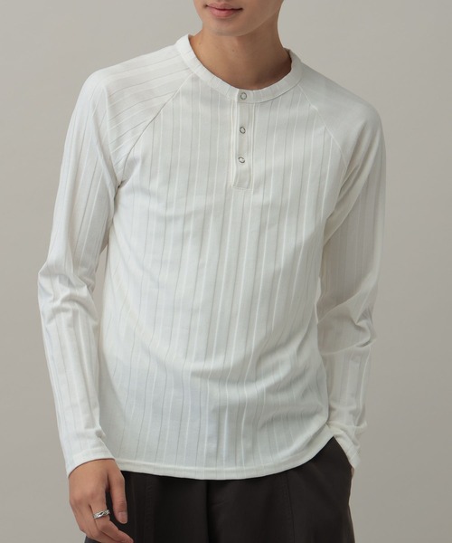 tシャツ DWSE／ヘンリーネックロンT メンズ : ZOZOTOWN Yahoo!店