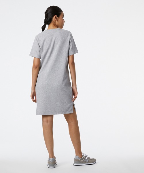 New Balance（ニューバランス） Tシャツワンピース LARGE ブラック