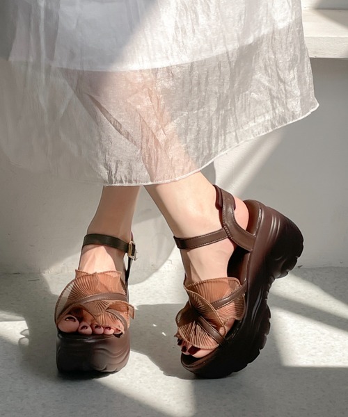 Shoes in Closet（シュークロ） 厚底 サンダル 「新色登場」+9.0cm