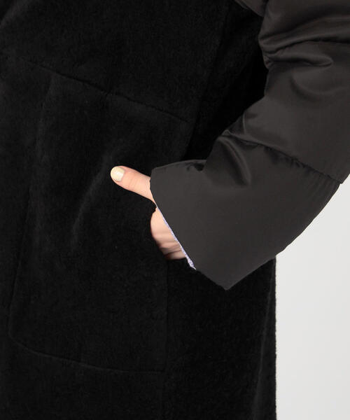 マカフィー　フーディ　ロングコート ウール　36 S　黒　ブラック MACPHEE（マカフィー） コート 36 ブラウン レディース : ZOZOTOWN