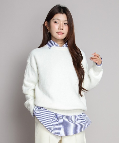ニット セーター ゆったりニット レディース : ZOZOTOWN Yahoo!店