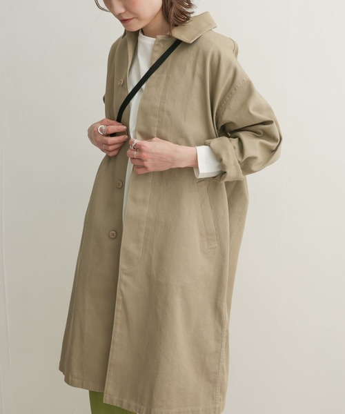 「URBAN RESEARCH DOORS」 ステンカラーコート 1 ベージュ レディース_画像7