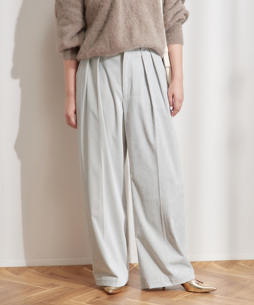 「journal standard L'essage」 コーデュロイパンツ 38 ピンク レディース_画像3