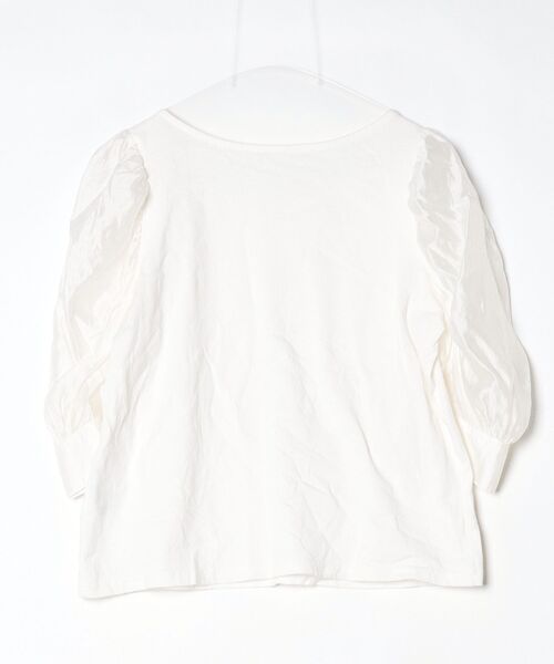 [titivate] 7 минут рукав cut and sewn S белый женский 