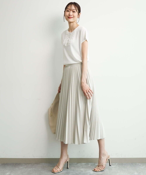 MK MICHEL KLEIN（エムケー ミッシェルクラン） ロング スカート