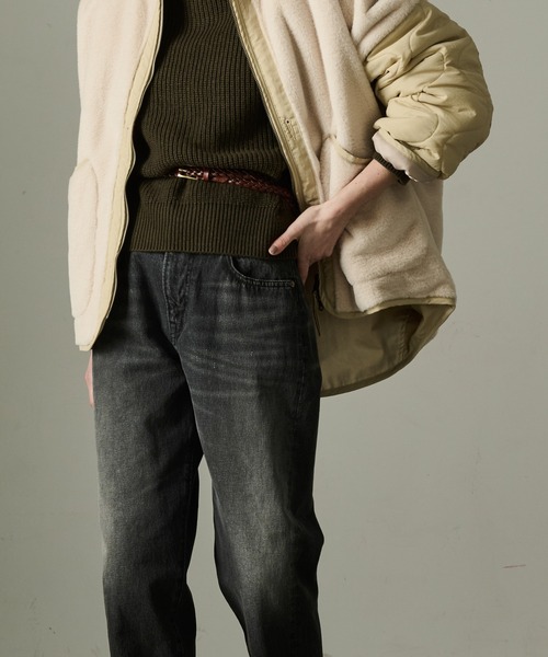 「kha:ki」 デニムパンツ 2 ブラック レディース_画像4