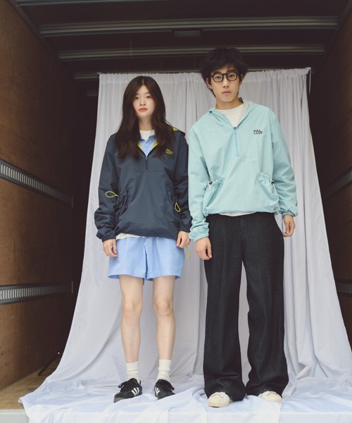 common gull products. プルオーバーパーカー MEDIUM ブルー