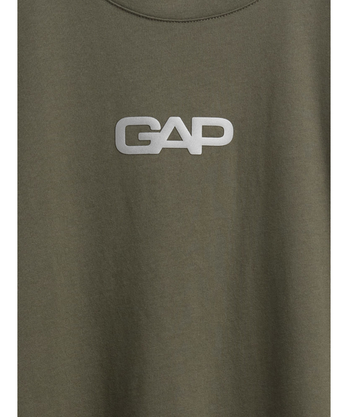 GAP（ギャップ） tシャツ リラックスフィット GAPロゴ クロップドT