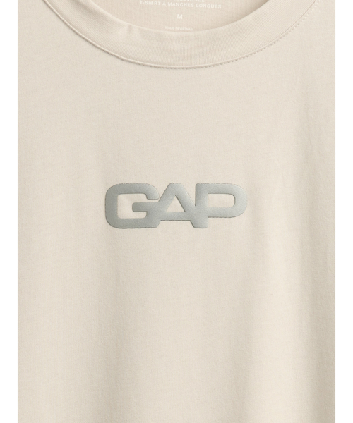 GAP（ギャップ） tシャツ リラックスフィット GAPロゴ クロップドT