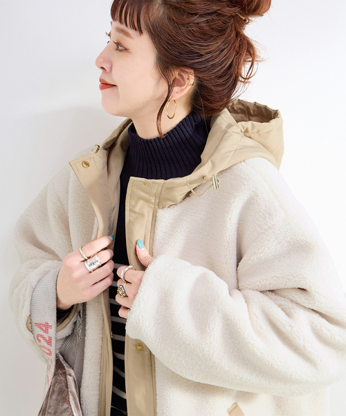 B.C STOCK（ベーセーストック） ブルゾン アウター リバーシブル