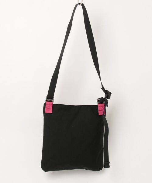 「FREDRIK PACKERS」 刺繍ショルダーバッグ - ブラック メンズ_画像2