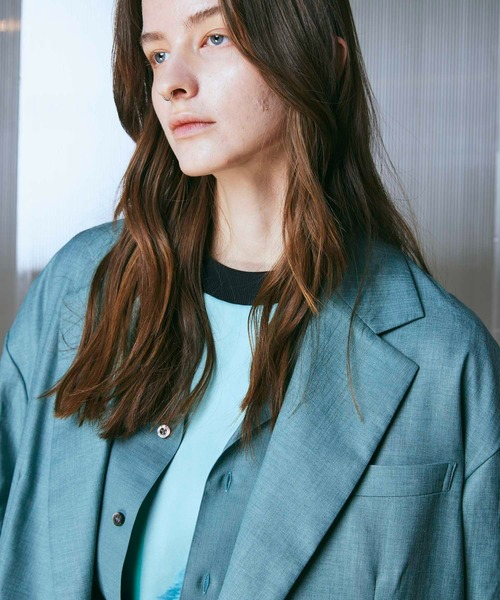 「MAISON SPECIAL」 テーラードジャケット 0 ライトグリーン メンズ_画像3