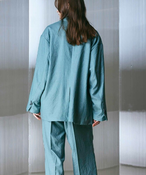 「MAISON SPECIAL」 テーラードジャケット 0 ライトグリーン メンズ_画像8