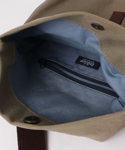 「tobiuo」 ワンポイントショルダーバッグ - グリーン レディース_画像4