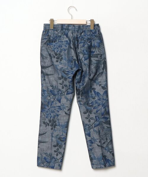 「GIANNETTO」 イージーパンツ 42 ネイビー メンズ_画像2