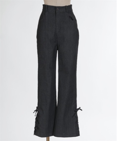 「axes femme POETIQUE」 デニムパンツ MEDIUM ホワイト レディース_画像3