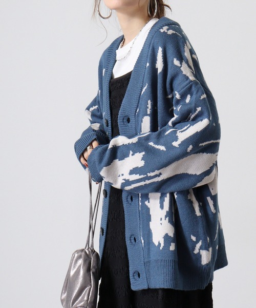 「FUNALIVE」 「cathy’s closet」カーディガン M ベージュ メンズ_画像7