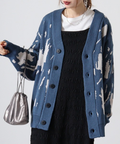 「FUNALIVE」 「cathy’s closet」カーディガン M ベージュ メンズ_画像8