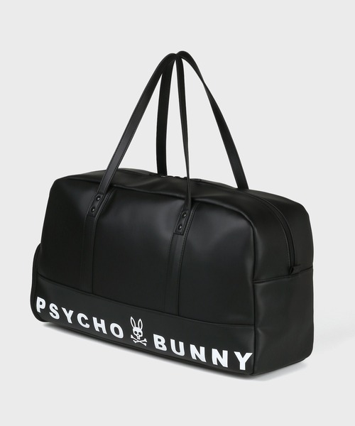 新品■19,800円【サイコバニー】ボストンバッグ　ブラック Psycho Bunny（サイコバニー） ボストンバッグ 「GOLF」シューズケース