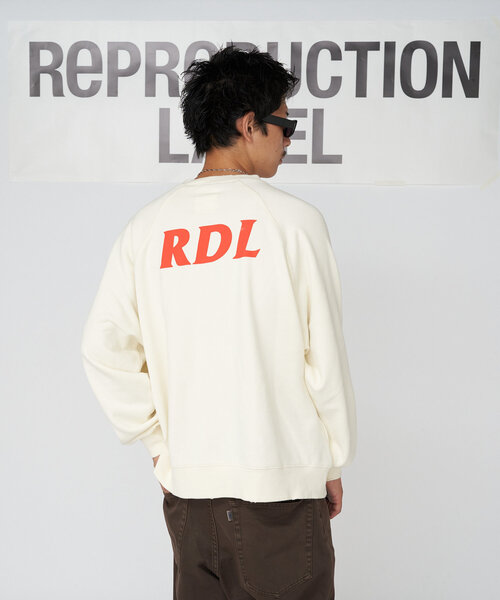 「RePRODUCTION LABEL」 スウェットカットソー FREE ブルー レディース_画像6
