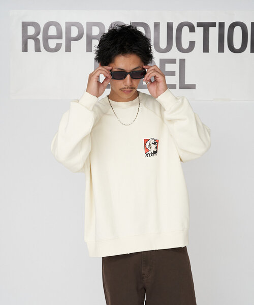 「RePRODUCTION LABEL」 スウェットカットソー FREE ブルー レディース_画像7