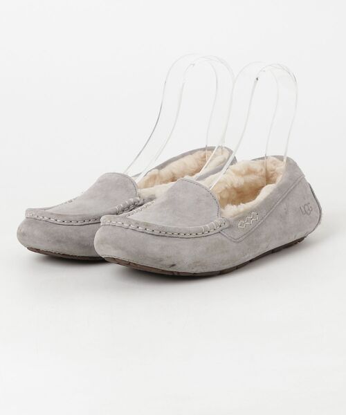 【新品】UGG グレー モカシン　24㎝ UGG Australia（アグオーストラリア） 「UGG」 モカシンシューズ 24cm