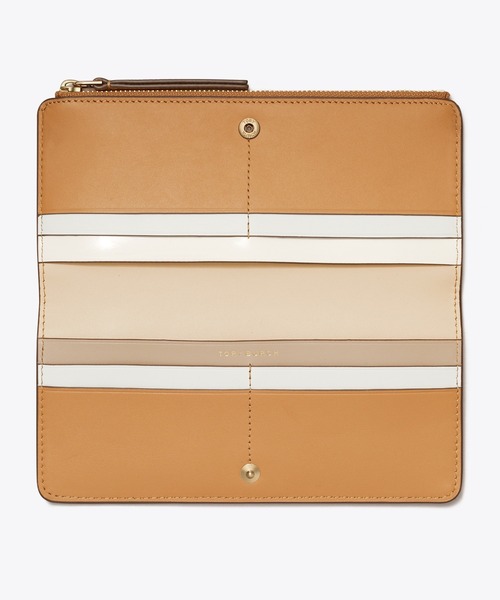 新品 トリーバーチ TORY BURCH 長財布 エマーソン ライトブラウン系 TORY BURCH（トリーバーチ） 財布 ONE SIZE ライトブラウン レディース