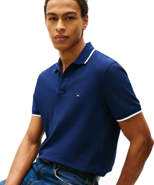 TOMMY HILFIGER（トミー・ヒルフィガー） ポロシャツ ピケアンダー