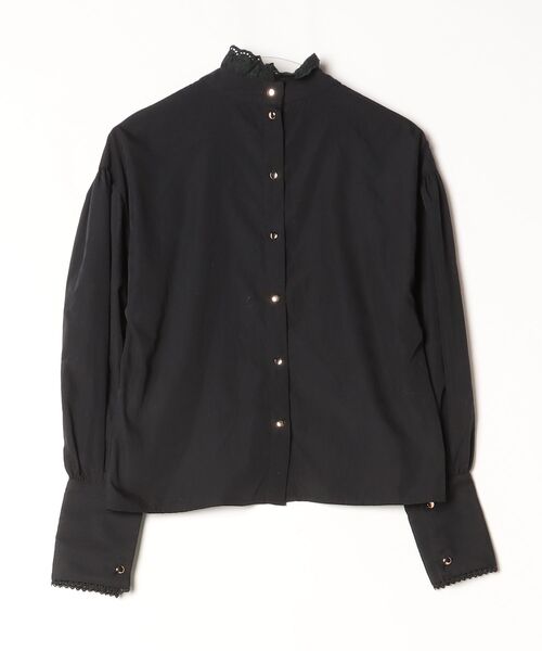 「Heather」 長袖ブラウス FREE ブラック レディース_画像2