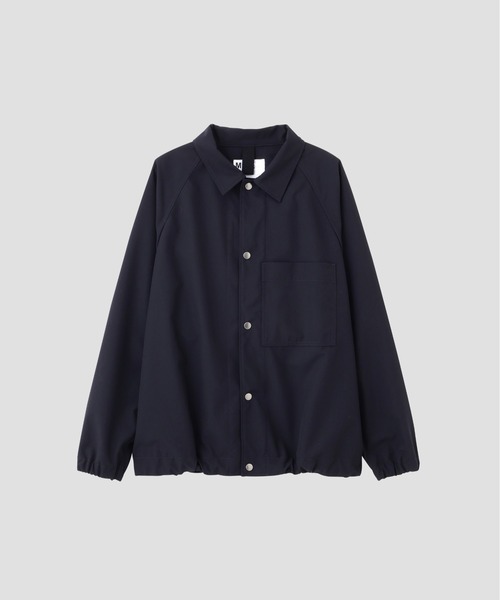 MHL. ウールライナー付き コットン　ブルゾン　ブラック サイズ2 2way MHL.（エムエイチエル） ブルゾン アウター UNIFORM WOOL POLYESTER