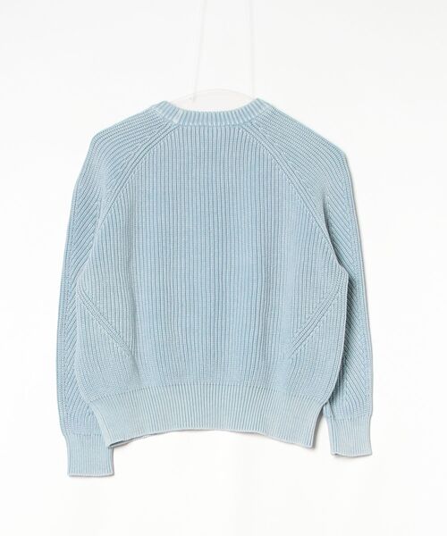 「DEMYLEE」 長袖ニット S ブルー レディース_画像2