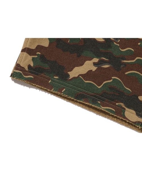 スウェットパンツ ジャージ GLITCH WOODLAND CAMO DOUBLE KNEE RELAXED FIT SWEAT SHORTS メンズの画像
