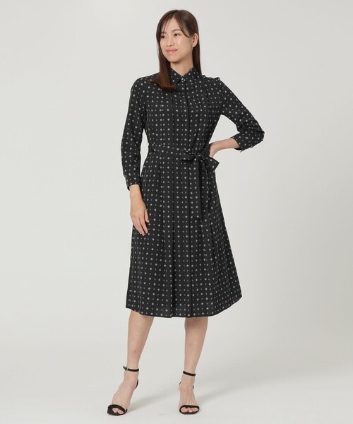 「TRANS WORK」 シャツワンピース 38 ブラウン系その他5 レディース_画像2