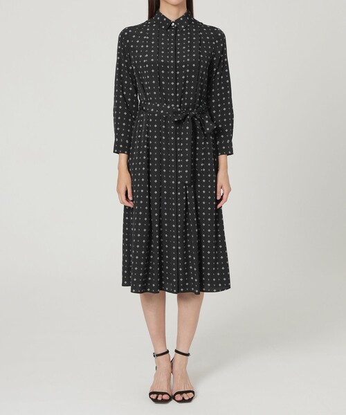 「TRANS WORK」 シャツワンピース 38 ブラウン系その他5 レディース_画像4